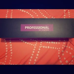 Professional 2-in-1hair straightener/curling iron